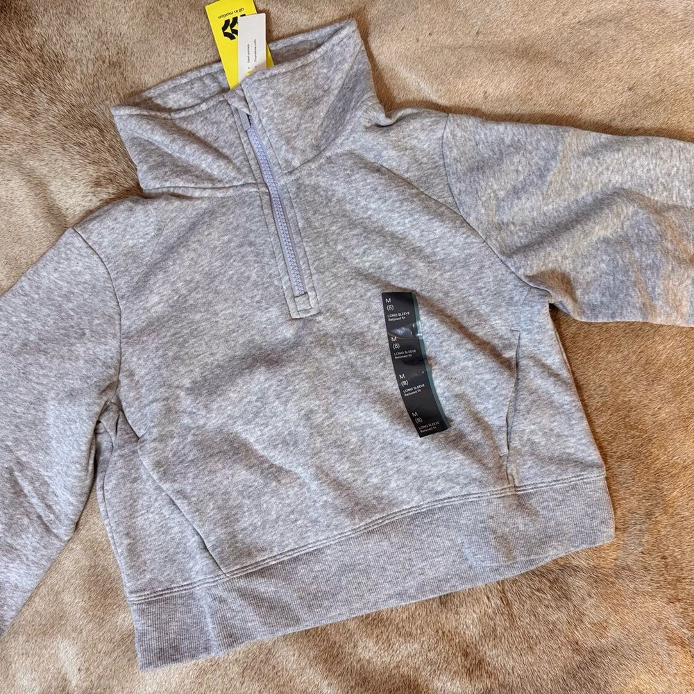 All in Motion Gray Quarter-Zip Sweatshirt